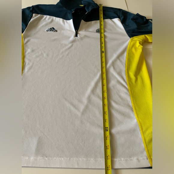 ADIDAS CLIMACOOL ROLAND GARROS PARIS 2013 TENNIS ZIP POLO SHIRT SIZE M Rare Used - Picture 11 of 16